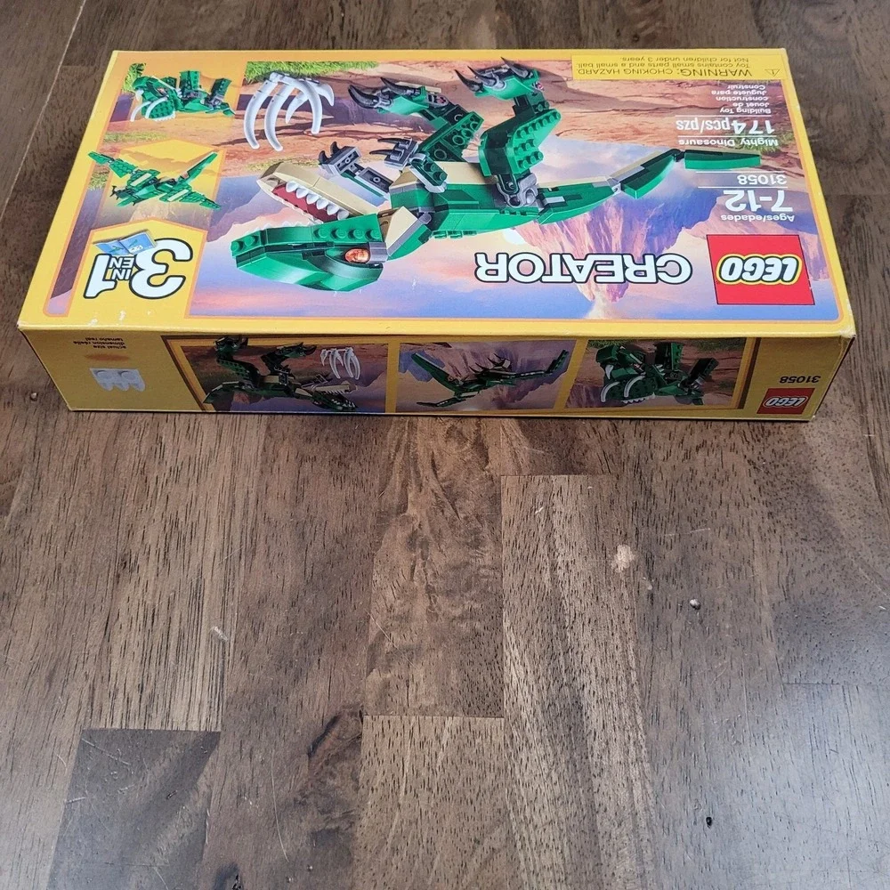 LEGO Creator Set #31058 Mighty Dinosaurs 3-in-1 Building Toy 174 pcs NIB Retired
